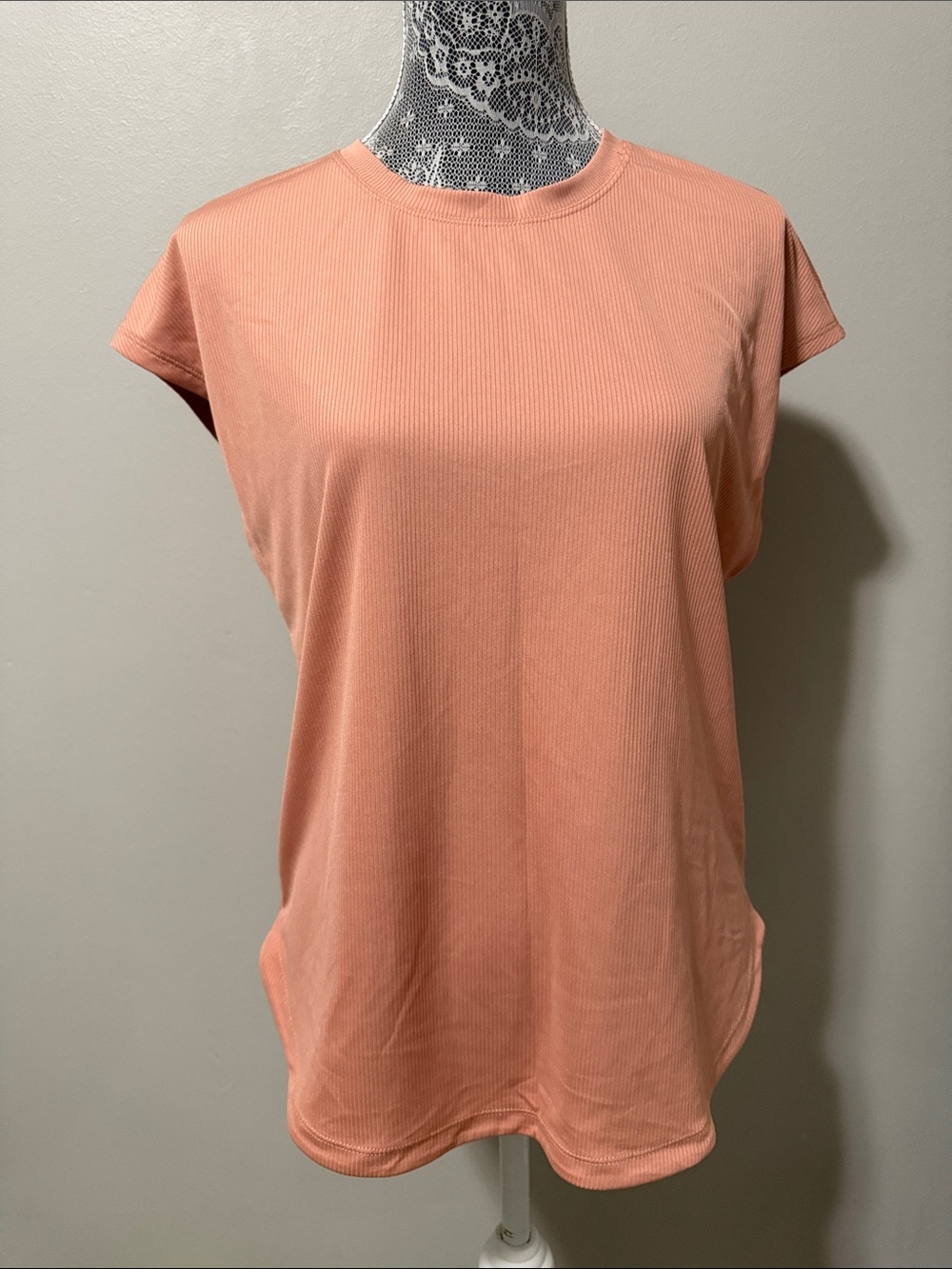 Nike Coral Ribbed Tank Top